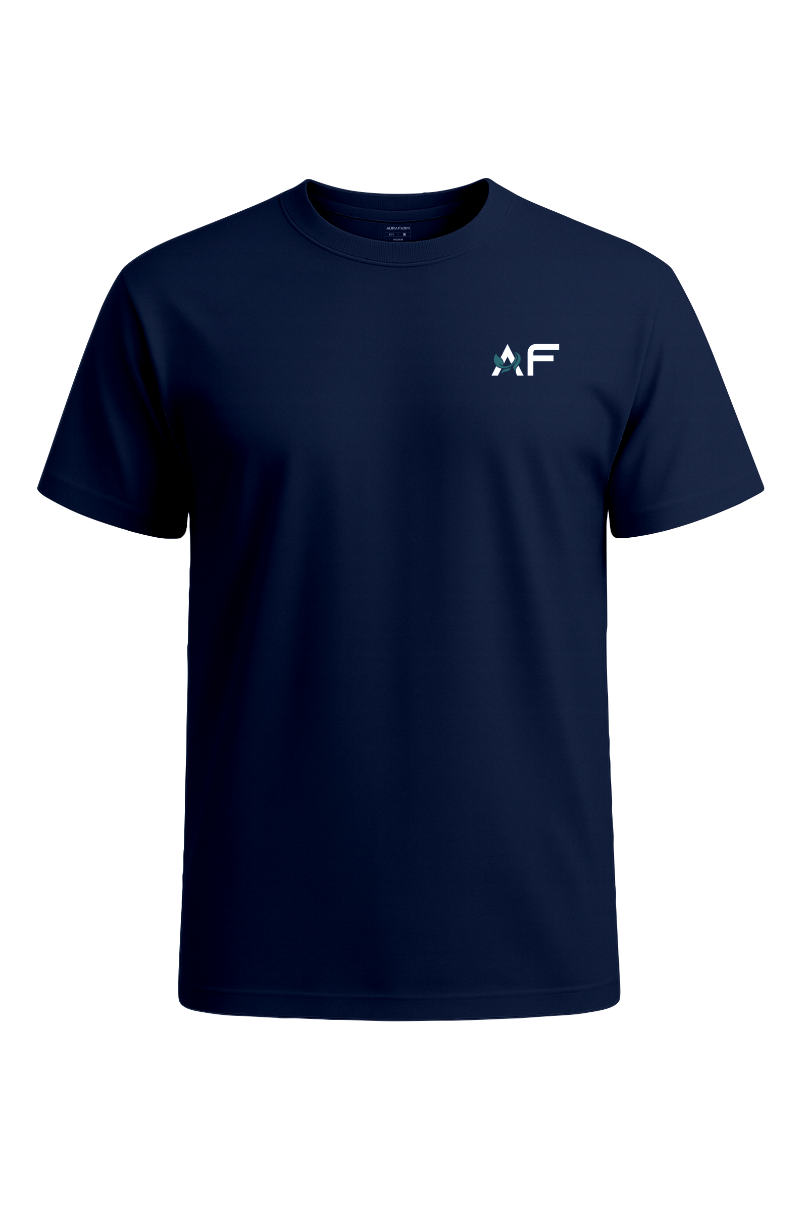 Aura Farm Classic Tee - Dark Blue